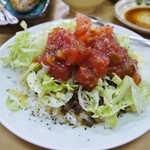 ハーフサイズのタコライス