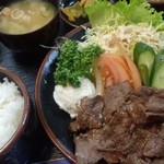 Michinoeki Asago Shokujidokoro Sasayuri - 鹿肉定食950円