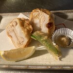 居酒屋もんし - レンコンはさみ揚げ