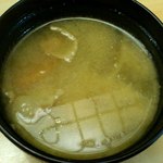 割烹 雅 - 割烹 雅 ＠板橋本町 定食に付く豚汁 具沢山です