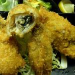 割烹 雅 - 割烹 雅 ＠板橋本町 ジューシーな中ぶりの牡蠣フライ