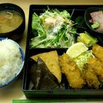 割烹 雅 - 割烹 雅 ＠板橋本町 カキフライ定食 780円