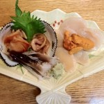 Douraku Sushi - 貝刺盛合せ
