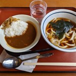 Yamada Udon - ミニカレー丼朝定食¥380-