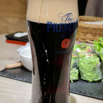 マスターズドリームハウス - 黒ビールも程よい温度で甘苦くて大変美味しいよ