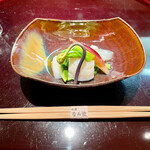 祇園 なん波 - 先付　美しい・・・絵画かと思ったよｗ