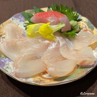 お料理 七草 - 金目鯛と鮃の造り