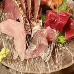 Egushi - 金目鯛の後は〆鯖 初鰹 鯛 赤貝に竹岡の鯵とはこれまた豪華
