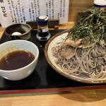 麺や おもり - ラー油豚蕎麦（大）