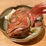 魚の中俣 - 北海道 日高のキンキの煮付け