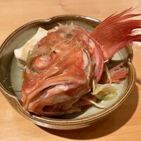 魚の中俣 銀座 - 北海道 日高のキンキの煮付け