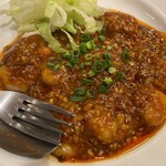 四川料理 蜀彩 - エビのチリソース煮