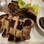 四川料理 蜀彩 - 鴨の香辛料塩水漬け 燻製香り揚げ