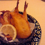 若鮨 廻転 グルワカ イオンモール甲府昭和店 - フグの唐揚げ（420円）
                                