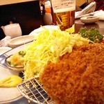とん久 - 特選ロースカツ定食1600円