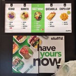 stuff'd - Menu