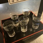 居酒屋もんし - 5種利き酒セット
