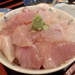 ちゃんこ道場 - 鯛とかんぱちの鳴門海峡丼定食