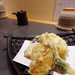 Uoshou Kaji - 野菜の天ぷら盛り