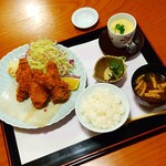 日本料理 若狭 - 牡蠣フライ膳