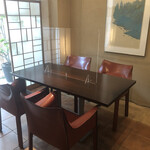 とくしま青柳 - 入ったすぐの左手にある4人席