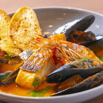 Gastronomia Heritage Yokohama - 天然鯛車海老ムール貝バジリコ風味魚介の裏漉しトマトスープ