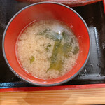 Tempura Hiroba Shokudou - みそ汁です。（2022.4 byジプシーくん）