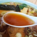 味松食堂 - チャーシューメンのスープ