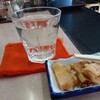 福寿庵 - ドリンク写真:日本酒（350円）とお通し