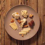 Assortment of natural cheeses