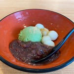 菜々家 - ★菜々家のレイトランチ（鶏肉と野菜の塩ぞうすい・白玉ぜんざいと抹茶アイス・712円税込）★