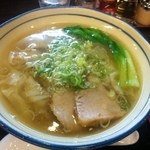 麺や 北町 - 塩わんたん麺 大盛