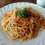 風のアトリエ - ベーコンと春キャベツのトマトスパゲッティ―（ランチ）