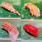 Sushi Kotona - 柚子風呂上がりの車海老や鮪