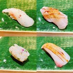 Sushi Kotona - 石鯛などの白身とすみイカ