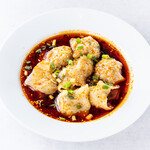 Set of 6 chili oil soup Gyoza / Dumpling