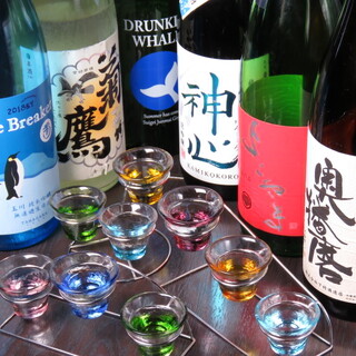 We have a wide range of drinks available ◆We also have unique events such as a sake tasting showdown!