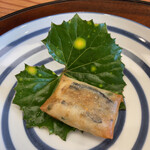 柚木元 - 岩魚の春巻き