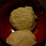 せきざわ - 蕎麦掻きアップ