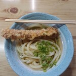 讃岐うどん がもう - うどん(小・冷)と、ちくわ天