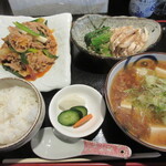 おいしい台所12カ月 - マーボー豆腐汁定食　850円