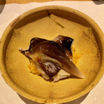 鮓 きずな - 大阪湾 とり貝 淡路島紫雲丹の混ぜご飯