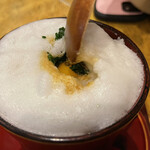 旬ものと日本酒 とみ笑 - 名古屋コーチンのTKG