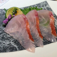 名駅 鉄板焼き 森本Ｘ Premium - 金目鯛の薄造り