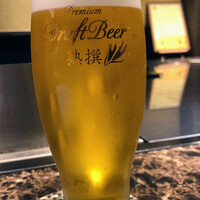 名駅 鉄板焼き 森本Ｘ Premium - 生ビール最高