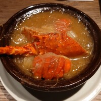 一平飯店 - 伊勢海老の土鍋