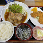 昇龍 - ロース味噌焼き定食950円