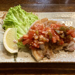 遊酒食堂 宇都宮 - 豚肉のソテー ハラペーニョサルサソース(900円)