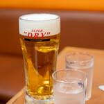 餃子の王将 - 2022.4 生ビール 中 アサヒスーパードライ（495円）