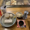 安兵衛 - 料理写真:おでん（大根、玉子、豆腐、つみれ）お通し、播州50